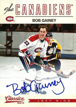 2012-13 Panini Classics Signatures - Autographs #168 Bob Gainey Front