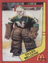 1982-83 McDonald's Stickers #3 Gilles Meloche Front