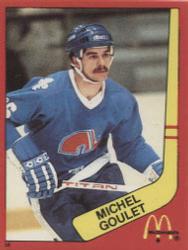 1982-83 McDonald's Stickers #14 Michel Goulet Front