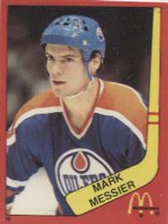 1982-83 McDonald's Stickers #15 Mark Messier Front