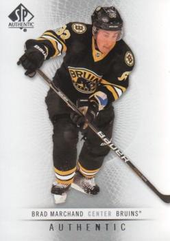 2012-13 SP Authentic #11 Brad Marchand Front