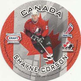 1997-98 Pinnacle Kraft - Kraft Peanut Butter Team Canada #NNO Ray Bourque / Shayne Corson Back