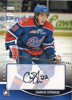 2012-13 In The Game Heroes and Prospects - Autographs #A-CS Chandler Stephenson Front