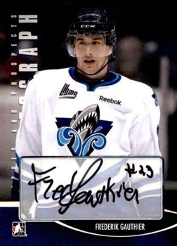 2012-13 In The Game Heroes and Prospects - Autographs #A-FG Frederick Gauthier Front