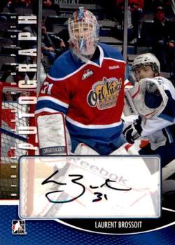 2012-13 In The Game Heroes and Prospects - Autographs #A-LB Laurent Brossoit Front