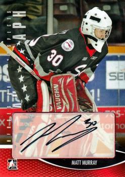 2012-13 In The Game Heroes and Prospects - Autographs #A-MMU Matt Murray Front