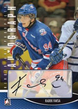 2012-13 In The Game Heroes and Prospects - Autographs #A-RF Radek Faksa Front