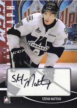 2012-13 In The Game Heroes and Prospects - Autographs #A-SMA Stefan Matteau Front
