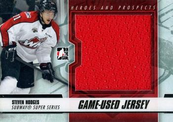2012-13 In The Game Heroes and Prospects - Subway Super Series Jersey #SSM-25 Steven Hodges Front