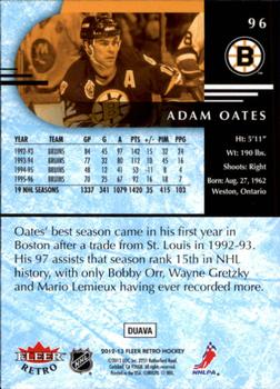 2012-13 Fleer Retro #96 Adam Oates Back