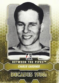 2012-13 In The Game Between The Pipes #176 Charlie Gardiner Front