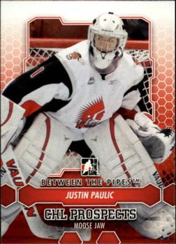 2012-13 In The Game Between The Pipes #38 Justin Paulic Front