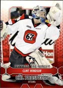 2012-13 In The Game Between The Pipes #42 Clint Windsor Front