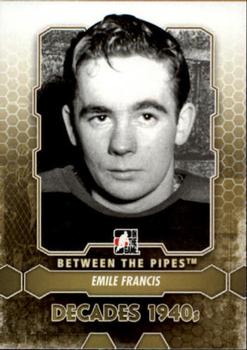 2012-13 In The Game Between The Pipes #172 Emile Francis Front