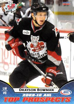 2009-10 Choice AHL Top Prospects #5 Drayson Bowman Front