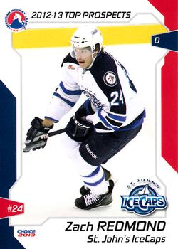 2012-13 Choice AHL Top Prospects #59 Zach Redmond Front