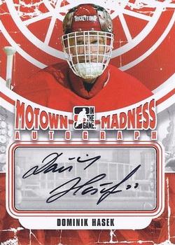 2012-13 In The Game Motown Madness - Autographs #A-DHA Dominik Hasek Front