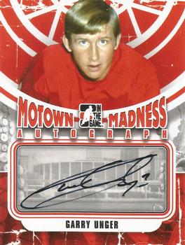 2012-13 In The Game Motown Madness - Autographs #A-GU Garry Unger Front