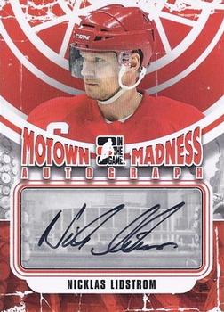 2012-13 In The Game Motown Madness - Autographs #A-NLI Nicklas Lidstrom Front