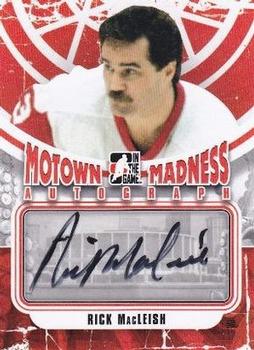 2012-13 In The Game Motown Madness - Autographs #A-RM Rick MacLeish Front