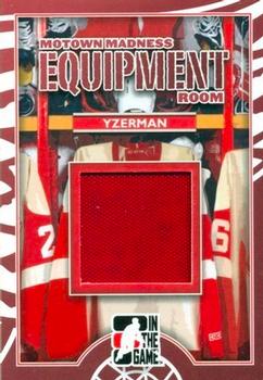 2012-13 In The Game Motown Madness - Equipment Room Memorabilia #ER-03 Steve Yzerman Front