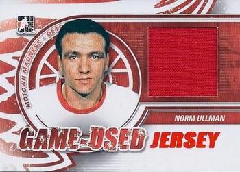 2012-13 In The Game Motown Madness - Game Used Jersey Red #M-40 Norm Ullman Front