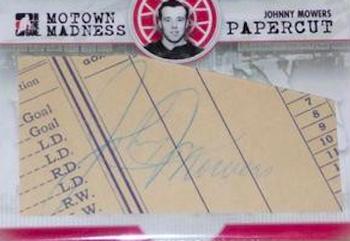 2012-13 In The Game Motown Madness - Papercuts Autographs #PC-JM Johnny Mowers Front