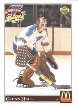 1993 Upper Deck McDonald's The Best of the Blues 1967-1992 #1 Glenn Hall Front