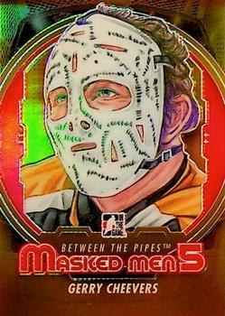 2012-13 In The Game Between The Pipes - Masked Men 5 Gold Foil #MM-5 Gerry Cheevers Front