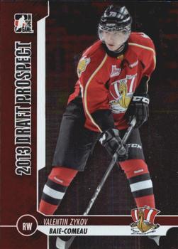 2012-13 In The Game Draft Prospects #46 Valentin Zykov Front