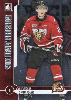 2012-13 In The Game Draft Prospects #50 Chris Bigras Front