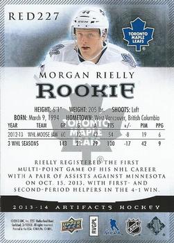2013-14 Upper Deck Artifacts #RED227 Morgan Rielly Back
