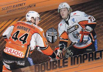 2011-12 Cardset Finland - Double Impact #DI3 Scott Barney / Juuso Puustinen Front