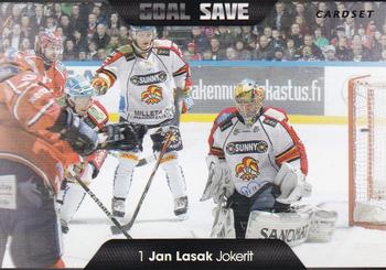 2011-12 Cardset Finland - Goals and Saves #G&S4 Jan Lasak Front