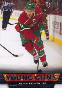 2013-14 Upper Deck #232 Justin Fontaine Front