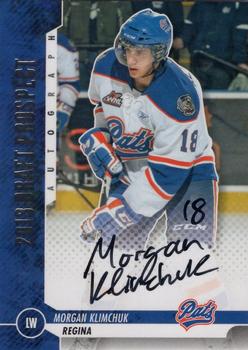 2012-13 In The Game Draft Prospects - Autographs Silver #A-MK2 Morgan Klimchuk Front