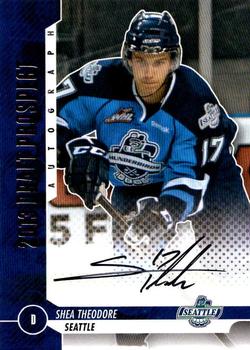2012-13 In The Game Draft Prospects - Autographs Silver #A-ST2 Shea Theodore Front