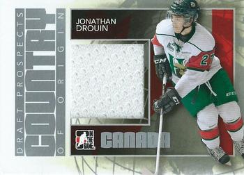 2012-13 In The Game Draft Prospects - Country of Origin Silver #COO-03 Jonathan Drouin Front