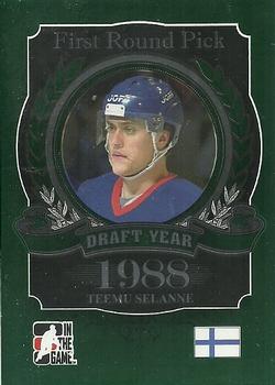 2012-13 In The Game Draft Prospects - Emerald #142 Teemu Selanne Front