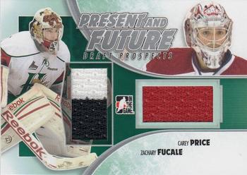 2012-13 In The Game Draft Prospects - Present and Future Silver #PAF-02 Carey Price/Zachary Fucale Front
