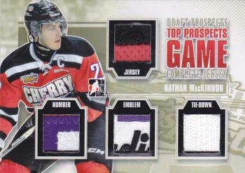 2012-13 In The Game Draft Prospects - Top Prospects Complete Jerseys Gold #TPCJ-02 Nathan MacKinnon Front