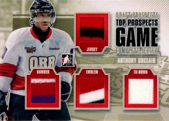 2012-13 In The Game Draft Prospects - Top Prospects Complete Jerseys Gold #TPCJ-08 Anthony Duclair Front