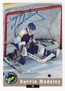 1992 Classic Draft Picks - Autographs #NNO Darrin Madeley Front
