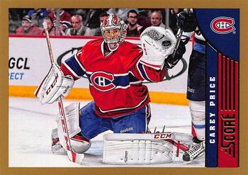 2013-14 Score - Gold #253 Carey Price Front