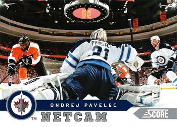 2013-14 Score - Netcam #NC-5 Ondrej Pavelec Front