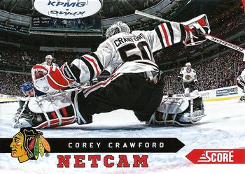 2013-14 Score - Netcam #NC-6 Corey Crawford Front