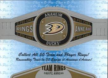 2013-14 O-Pee-Chee - Rings #R-1 Anaheim Ducks Front