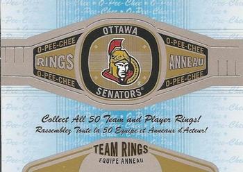 2013-14 O-Pee-Chee - Rings #R-20 Ottawa Senators Front