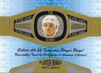 2013-14 O-Pee-Chee - Rings #R-37 Tie Domi Front