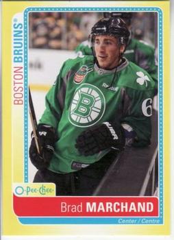 2013-14 O-Pee-Chee - Stickers #S-BM Brad Marchand Front